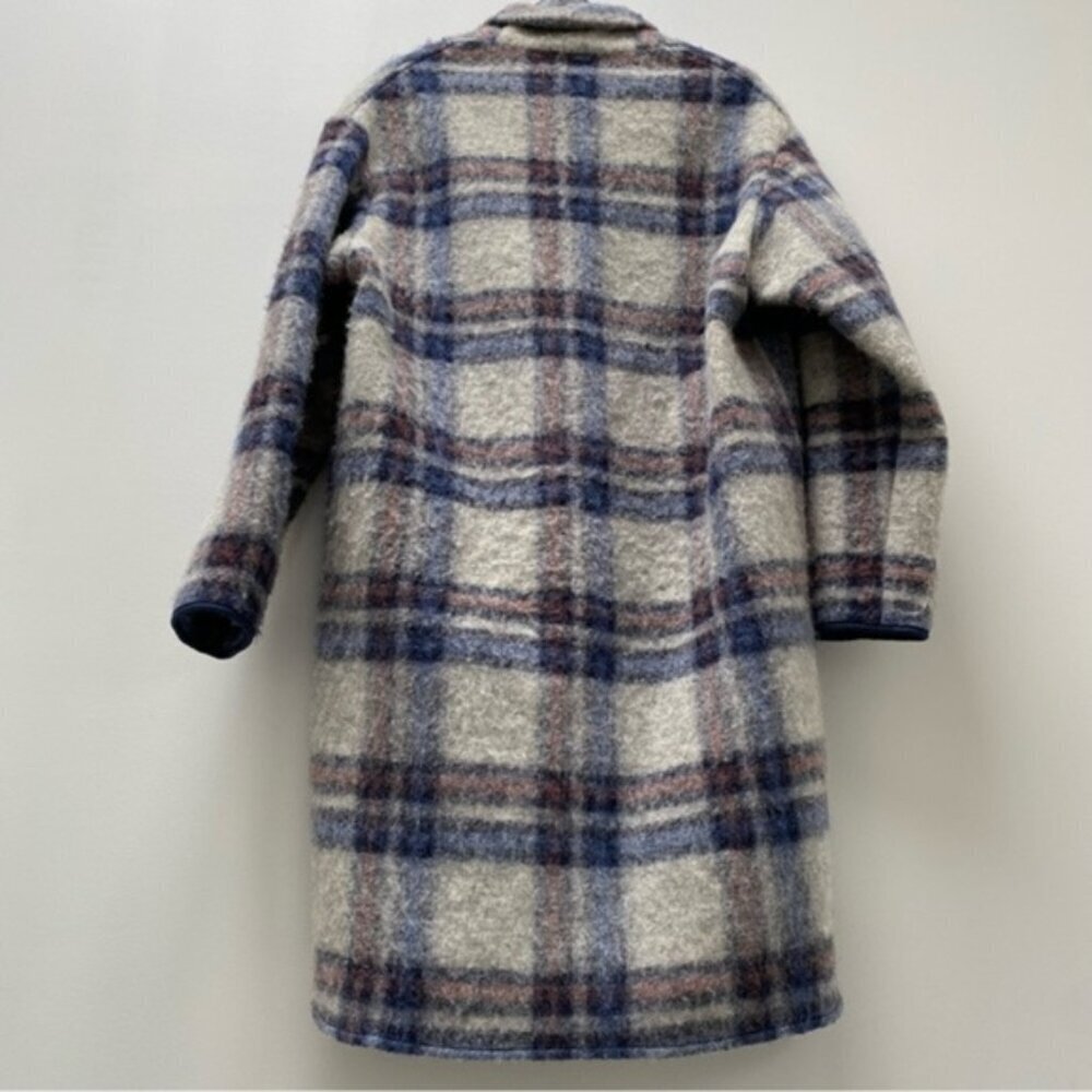 Isabel Marant‎ Etoile Gabriel Plaid Wool Shacket Jacket Coat Women Size 36, 6, M - Picture 5 of 8